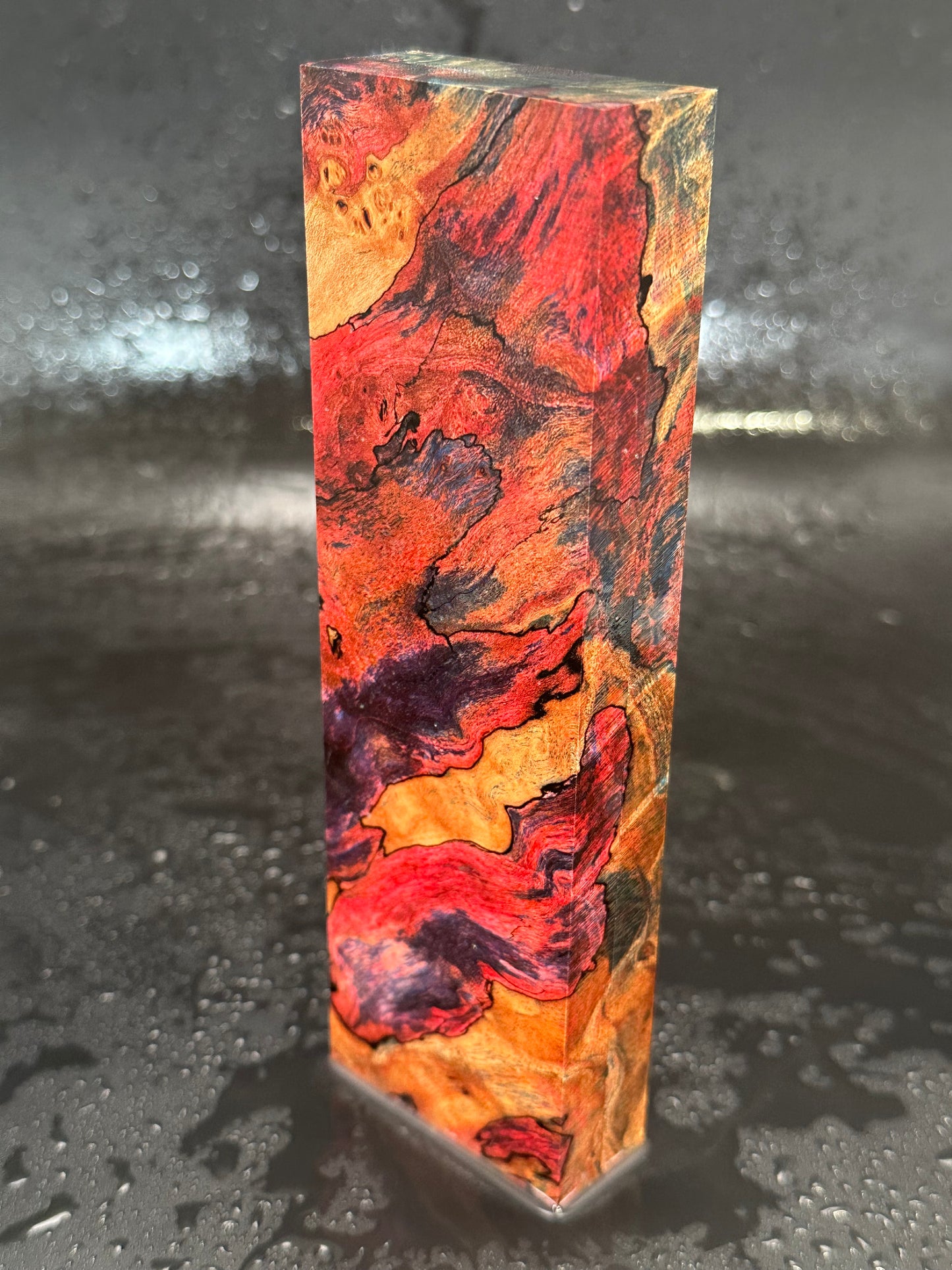 Stabilized Spalted Maple Burl Scales